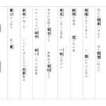 【東京書籍】６年漢字プリント　１学期①　